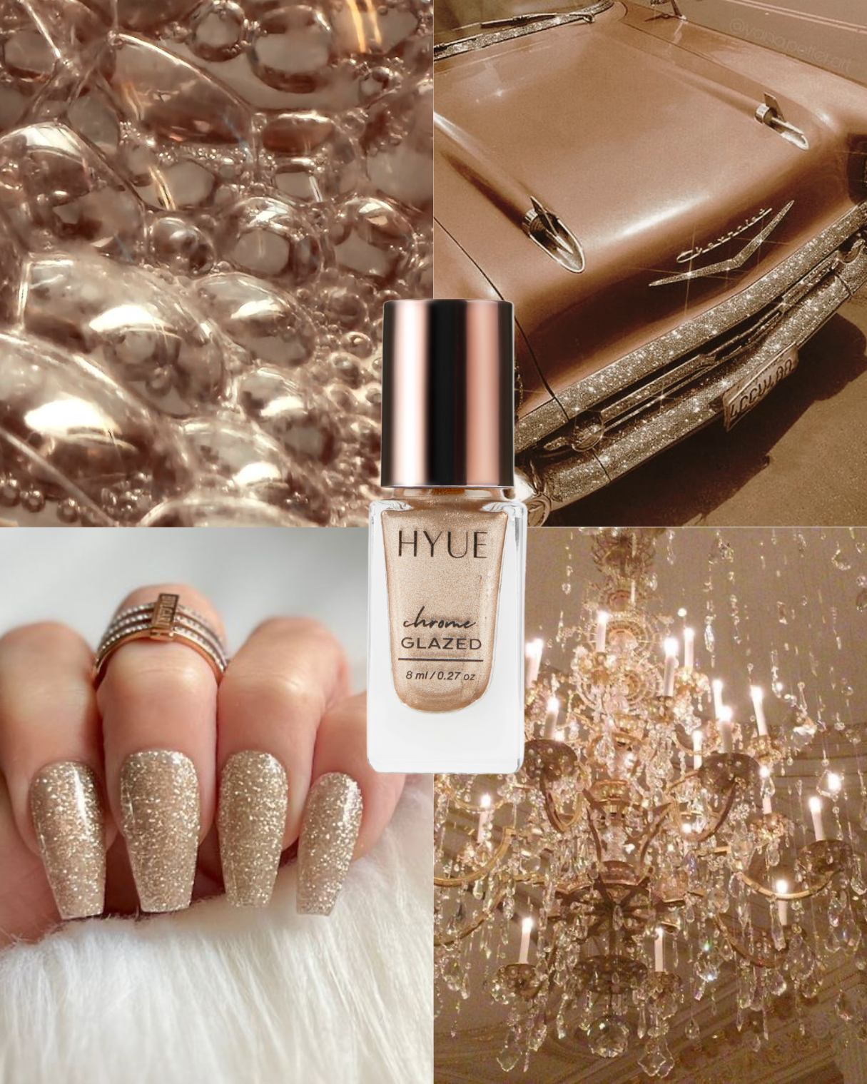 HYUE Chrome Glazed Nail Paint - Mercury Retro