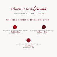 Velvette Lip Kit - Crimson