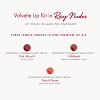 Velvette Lip Kit - Rosy Nudes