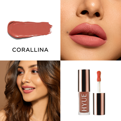 HYUE HydraMatte™ Liquid Lipstick - CORALLINA