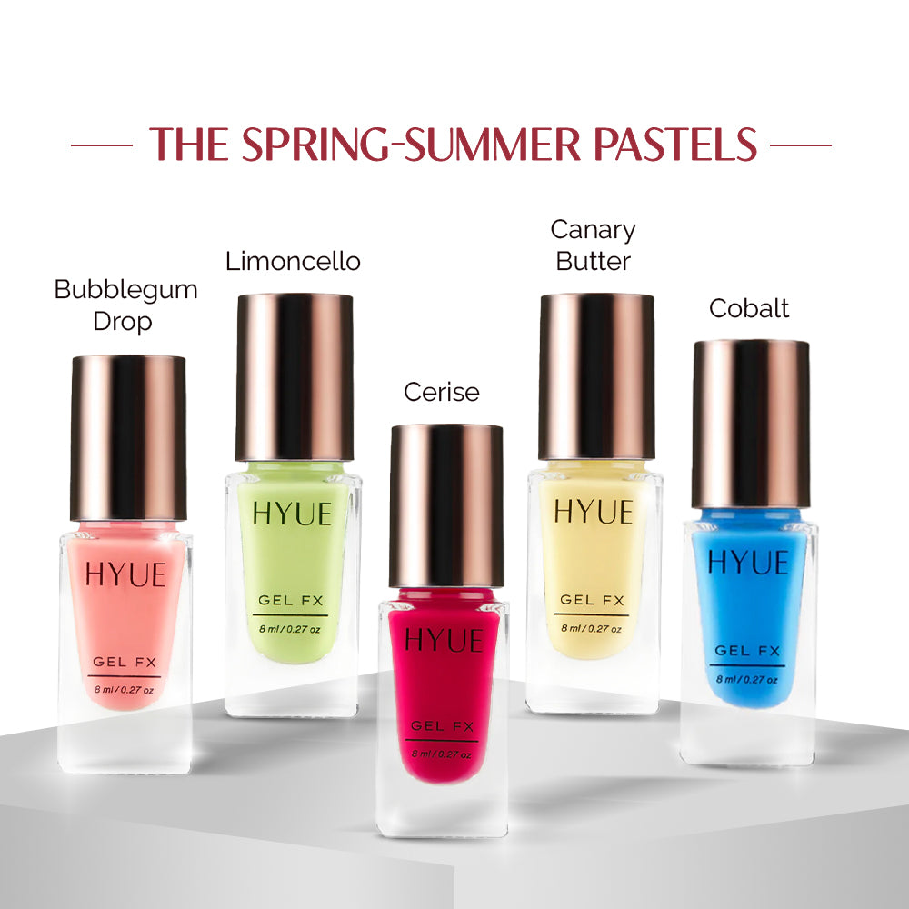 HYUE Gel FX Nail Paint - The Spring-Summer Pastels