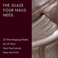Icy Silver - Chrome Glazed Nail Paint