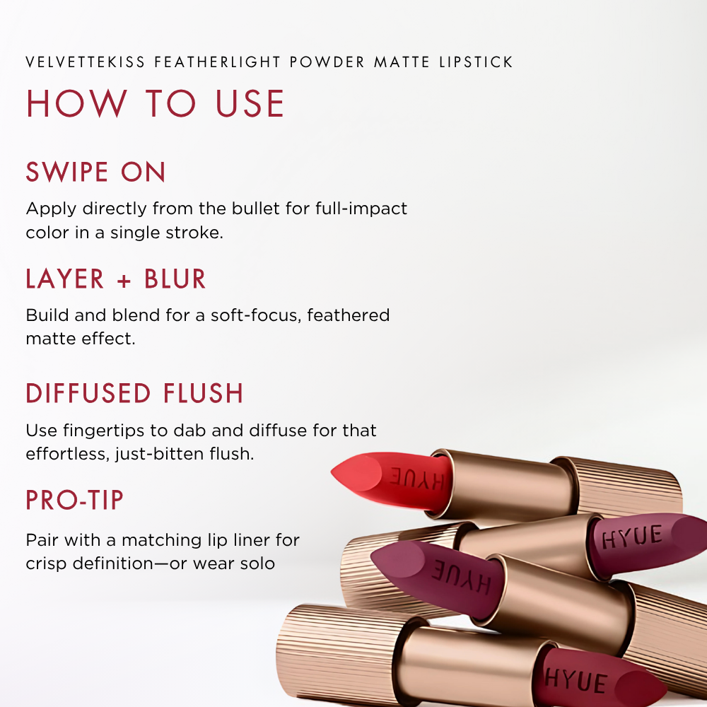 VelvetteKiss™ Featherlight Lipstick